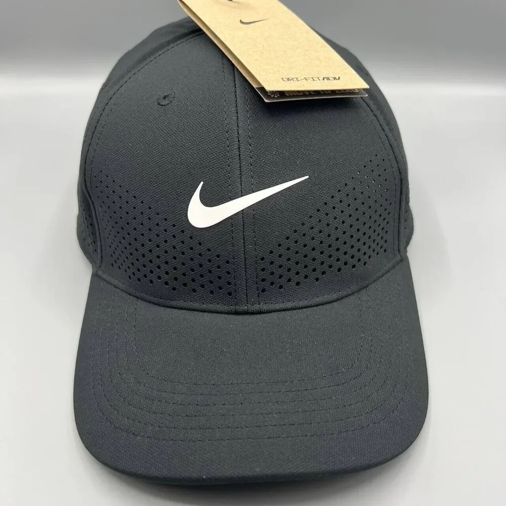 Air Jordan Dri-Fit ADV Hat Men‎ M-L Black Jumpman Snap Back Cap New